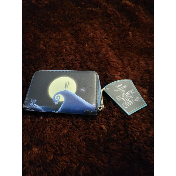 Loungefly Disney Nightmare Before Christmas Wallet Jack Skellington Sally NWT - Picture 11 of 12